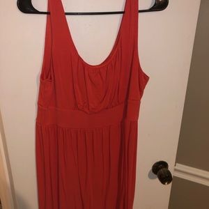 Cute peachy coral knee length dress